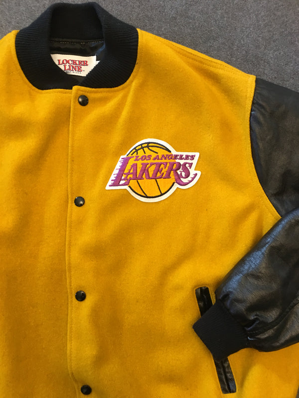 Vintage 90s NBA Logo Athletic LA Los Angeles Lakers Varsity
