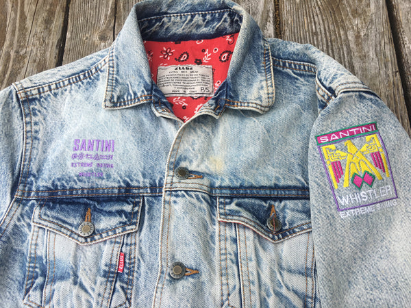 Vintage Seattle Seahawks denim jacket jean - VintageSportsGear