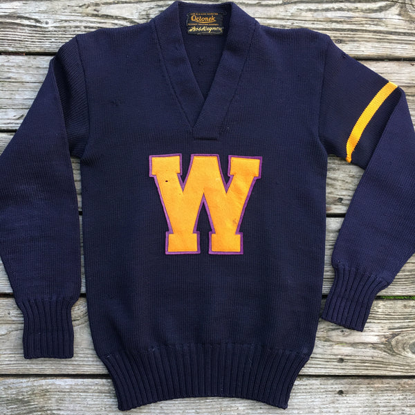 Washington Huskies Letter Sweater S M Tall VintageSportsGear