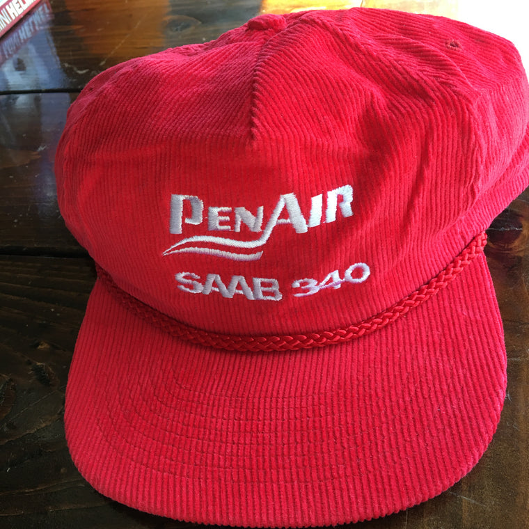 PenAir Saab corduroy hat