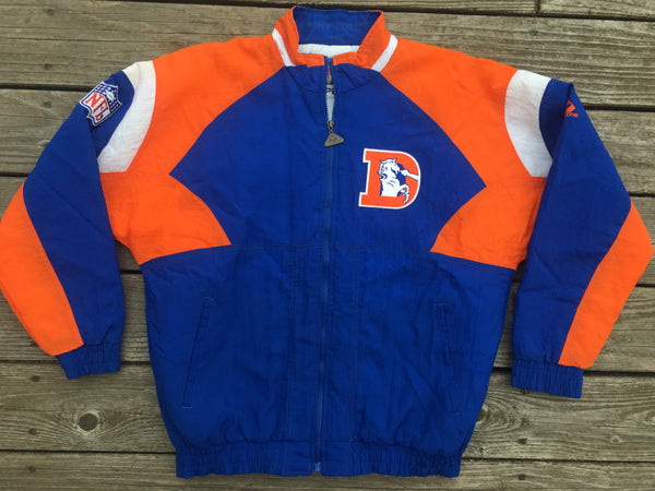 Vintage 90s Denver Broncos Starter Satin Jacket for Sale in San