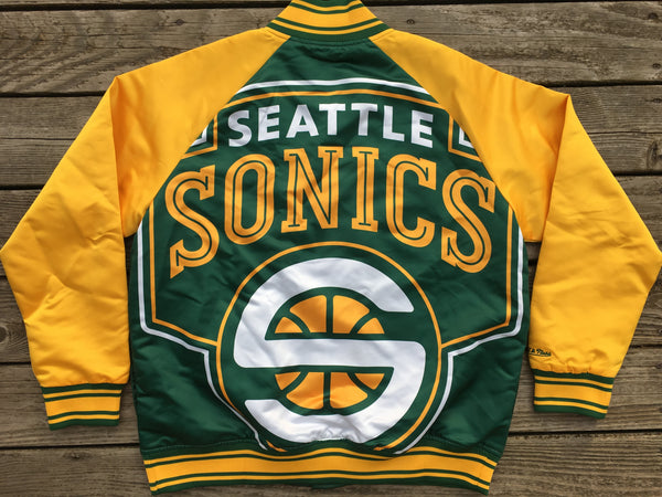 Seattle Supersonics paint splash coat - M / L - VintageSportsGear