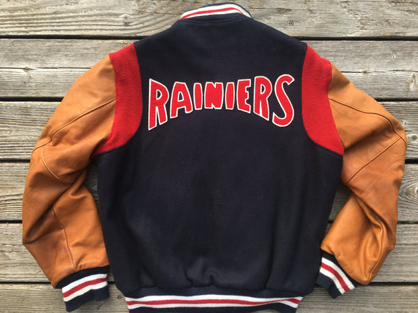 Vintage MLB Logos leather jacket - 3XL - VintageSportsGear