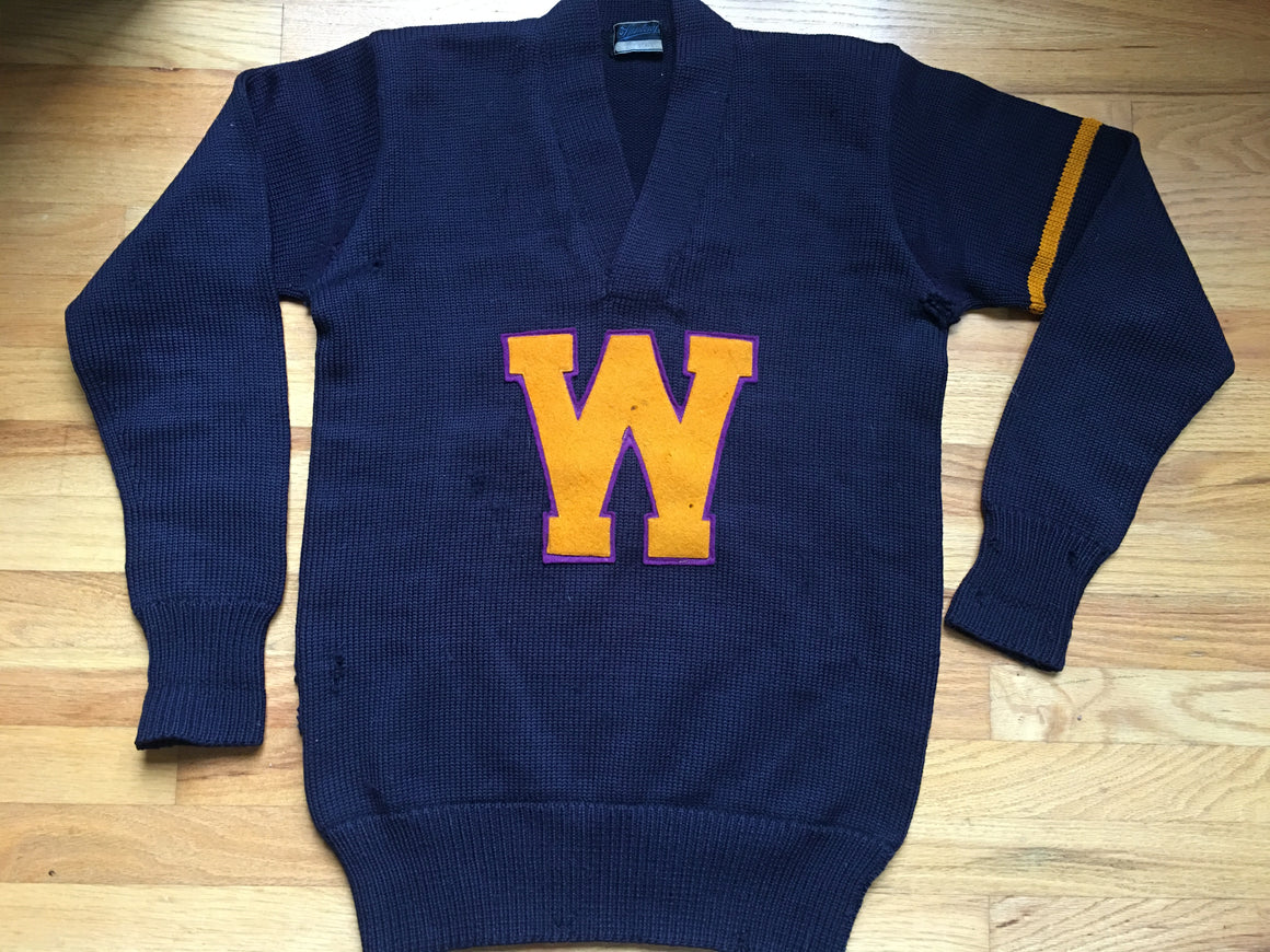 Washington Huskies 1929 letterman sweater - Medium Long