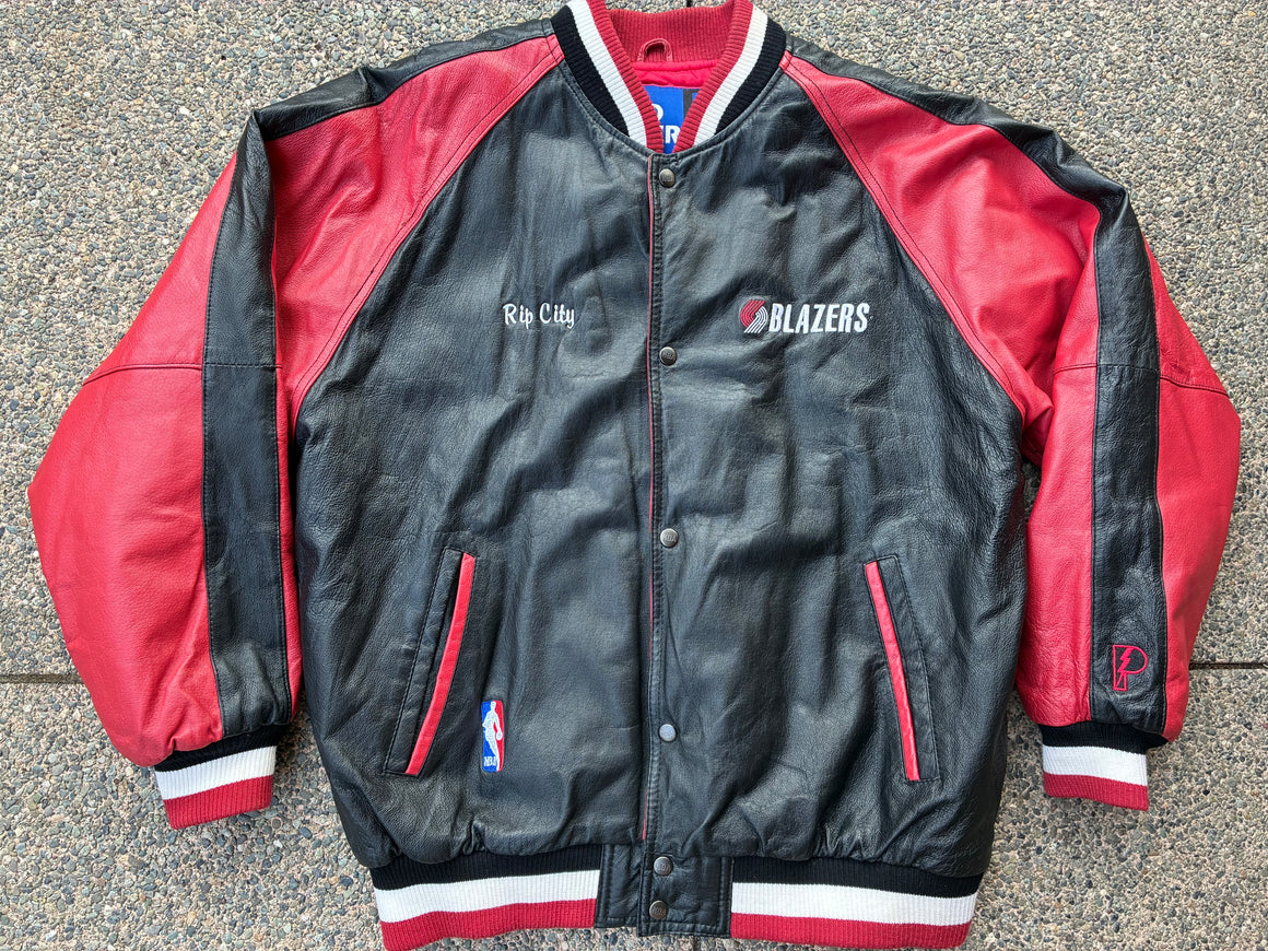 Portland Trailblazers leather jacket - L