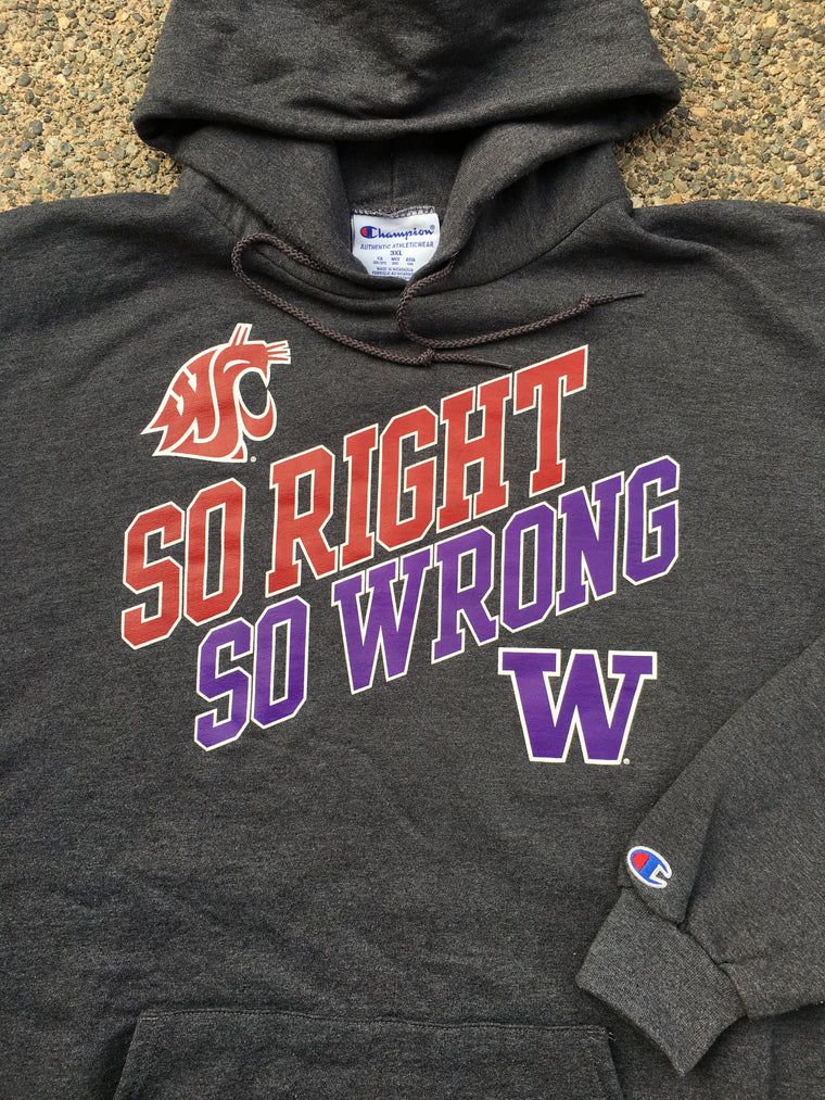 WSU Cougars Apple Cup hooded sweatshirt - 3XL