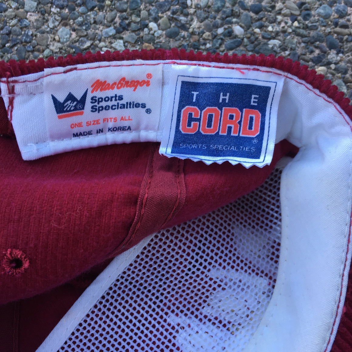 Alabama Crimson corduroy hat