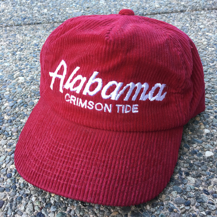 Alabama Crimson corduroy hat
