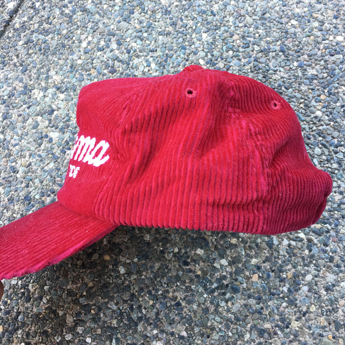 Alabama Crimson corduroy hat