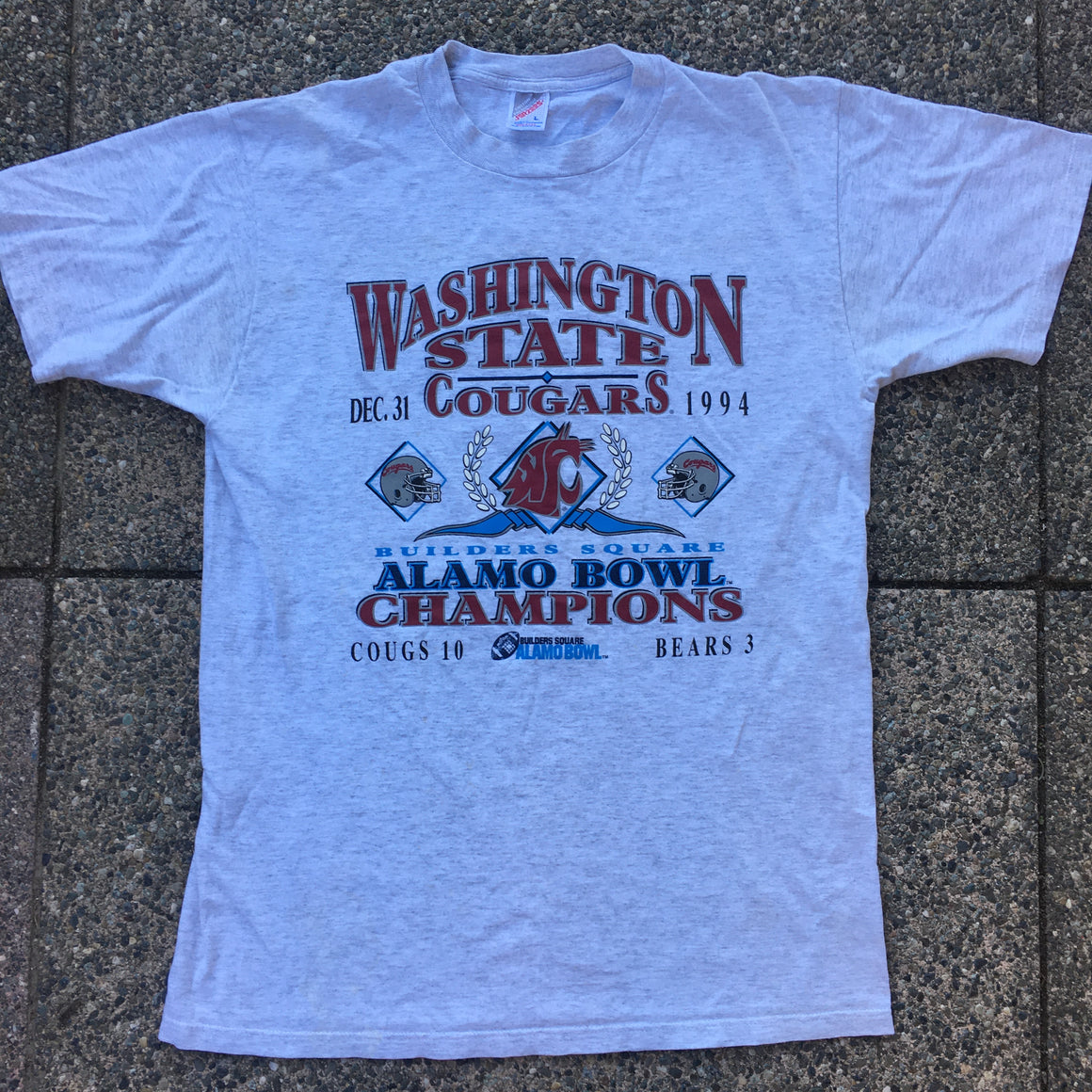 Vintage WSU Cougars 1994 Alamo Bowl shirt - L
