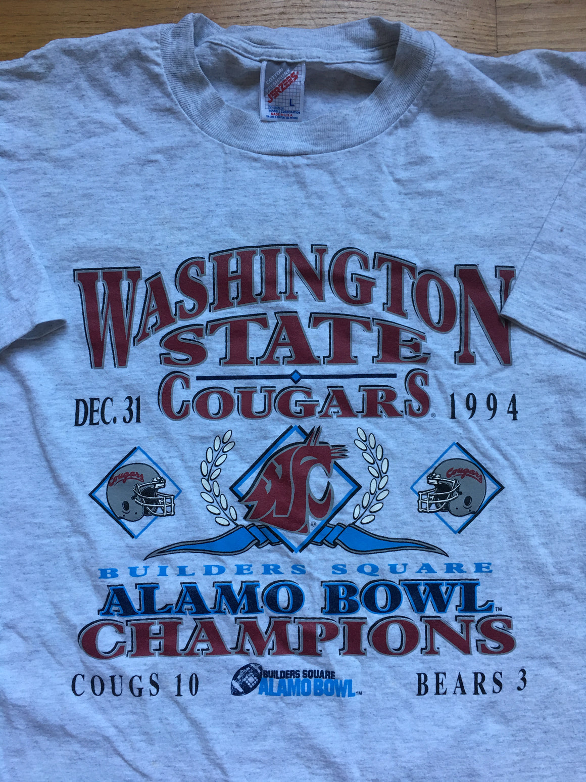 Vintage WSU Cougars 1994 Alamo Bowl shirt - L