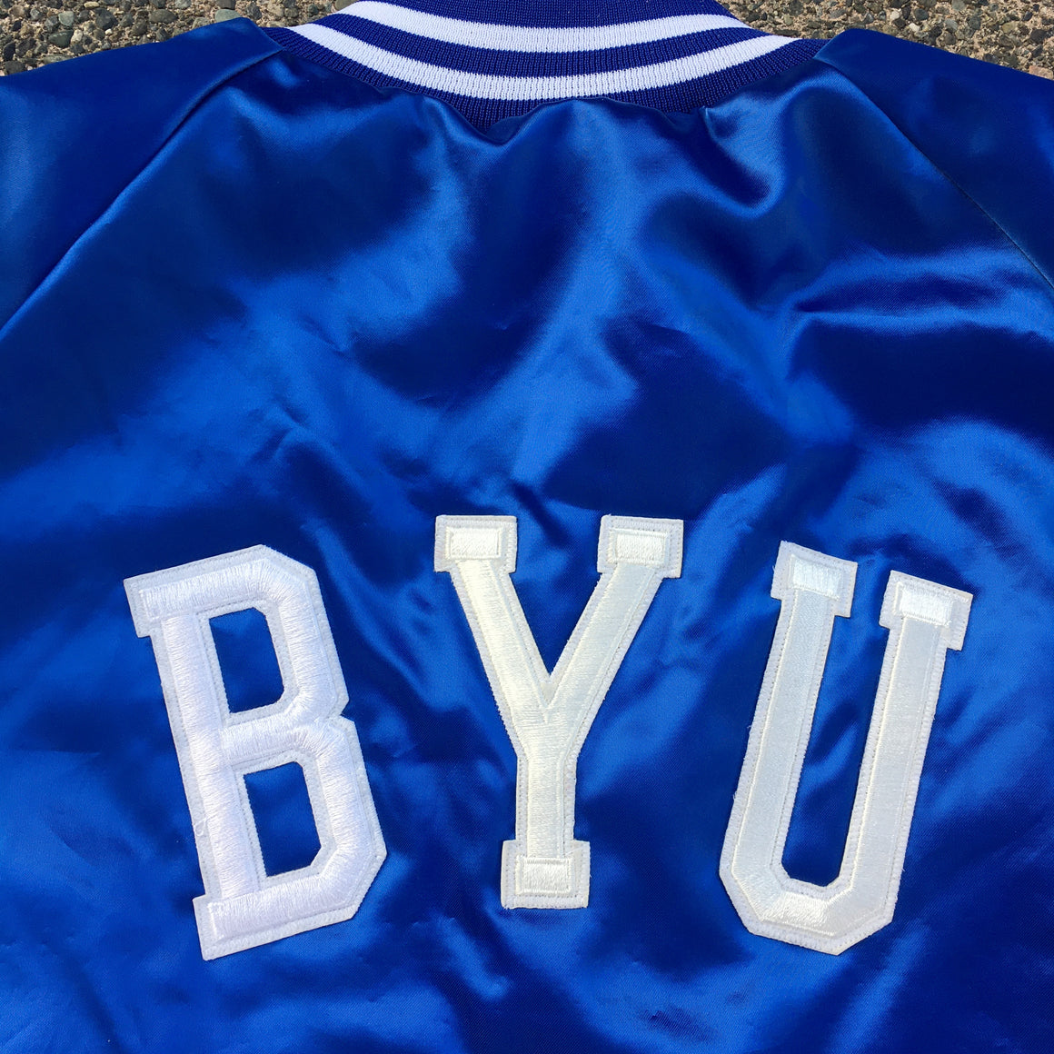 BYU Cougars Satin Jacket - XL