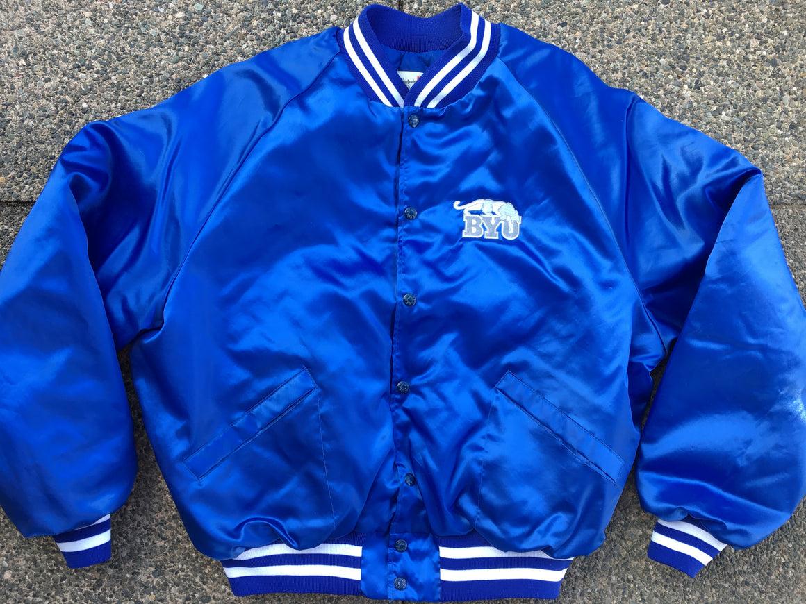 BYU Cougars Satin Jacket - XL