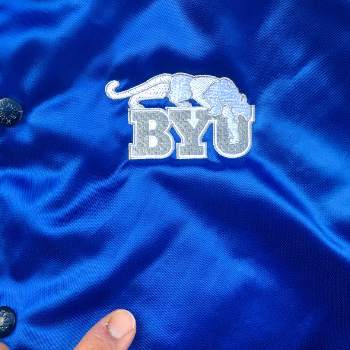 BYU Cougars Satin Jacket - XL