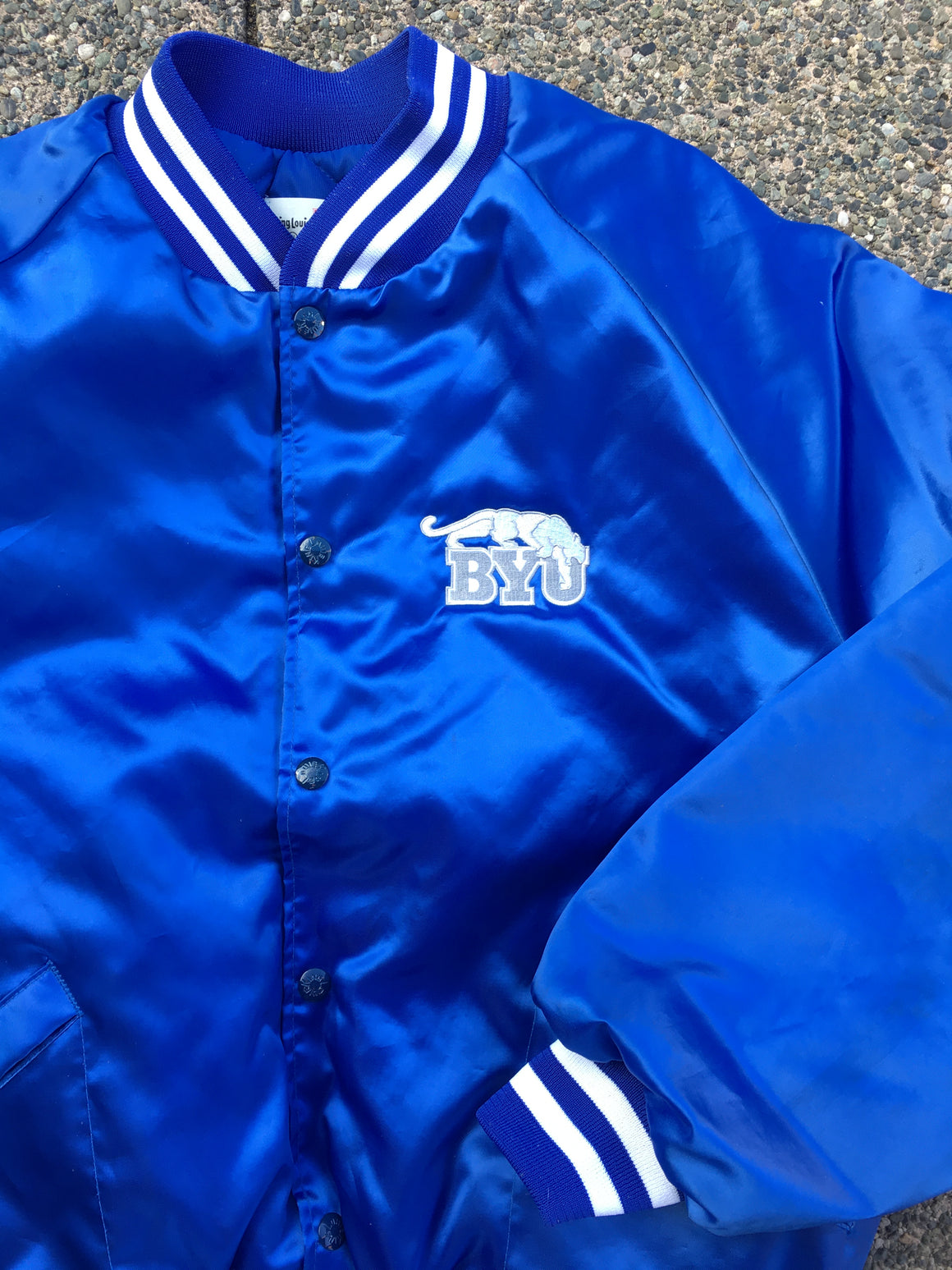 BYU Cougars Satin Jacket - XL