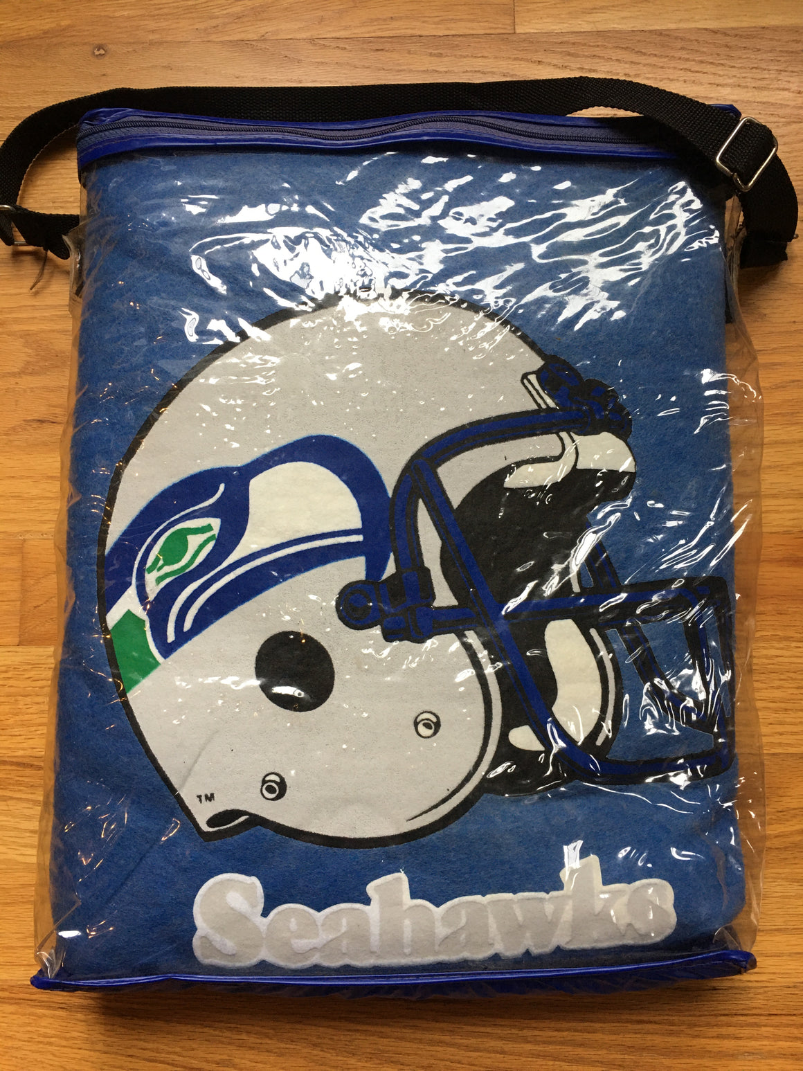Vintage Seattle Seahawks blanket