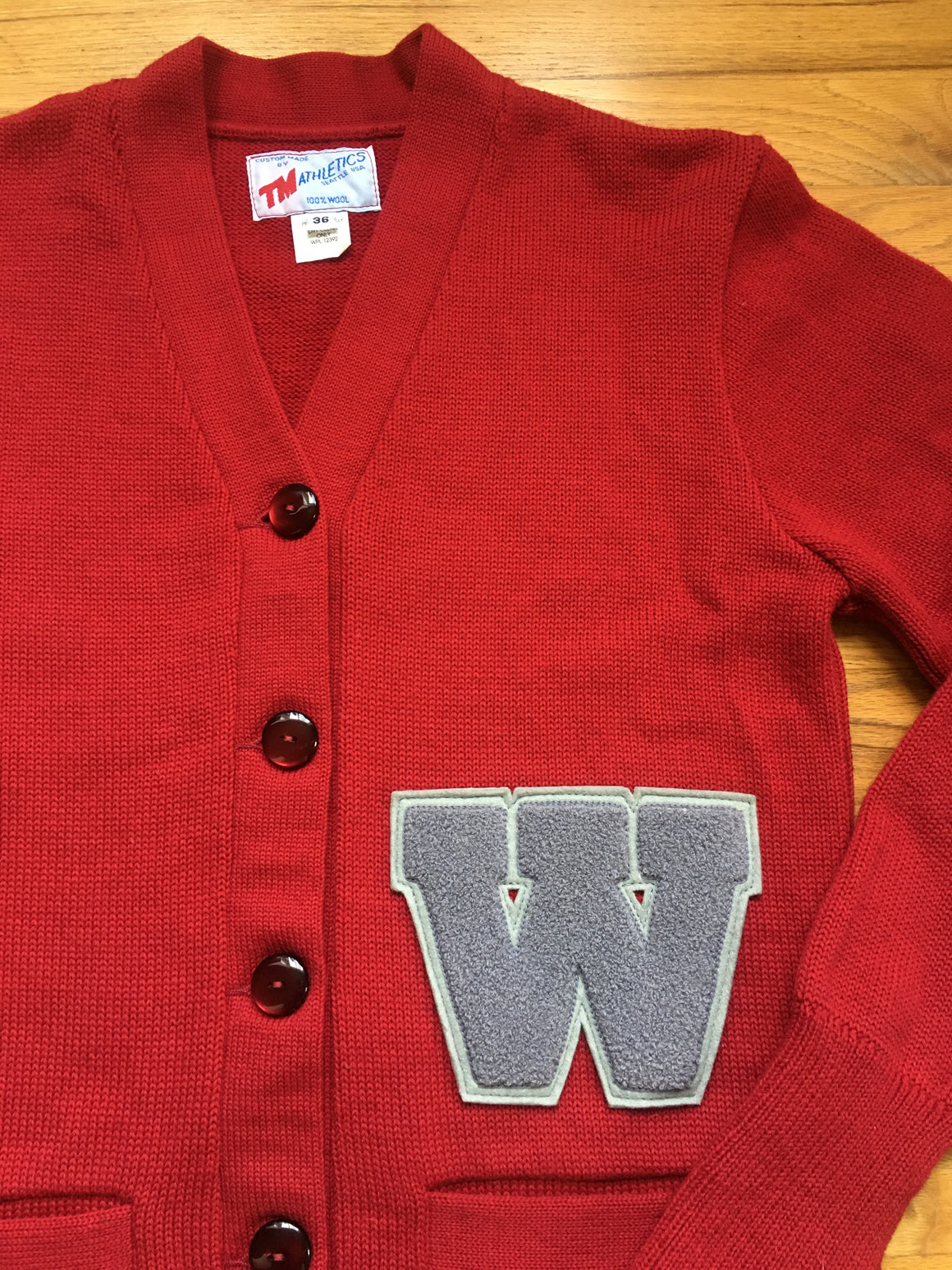 WSU Cougars letterman sweater - Small