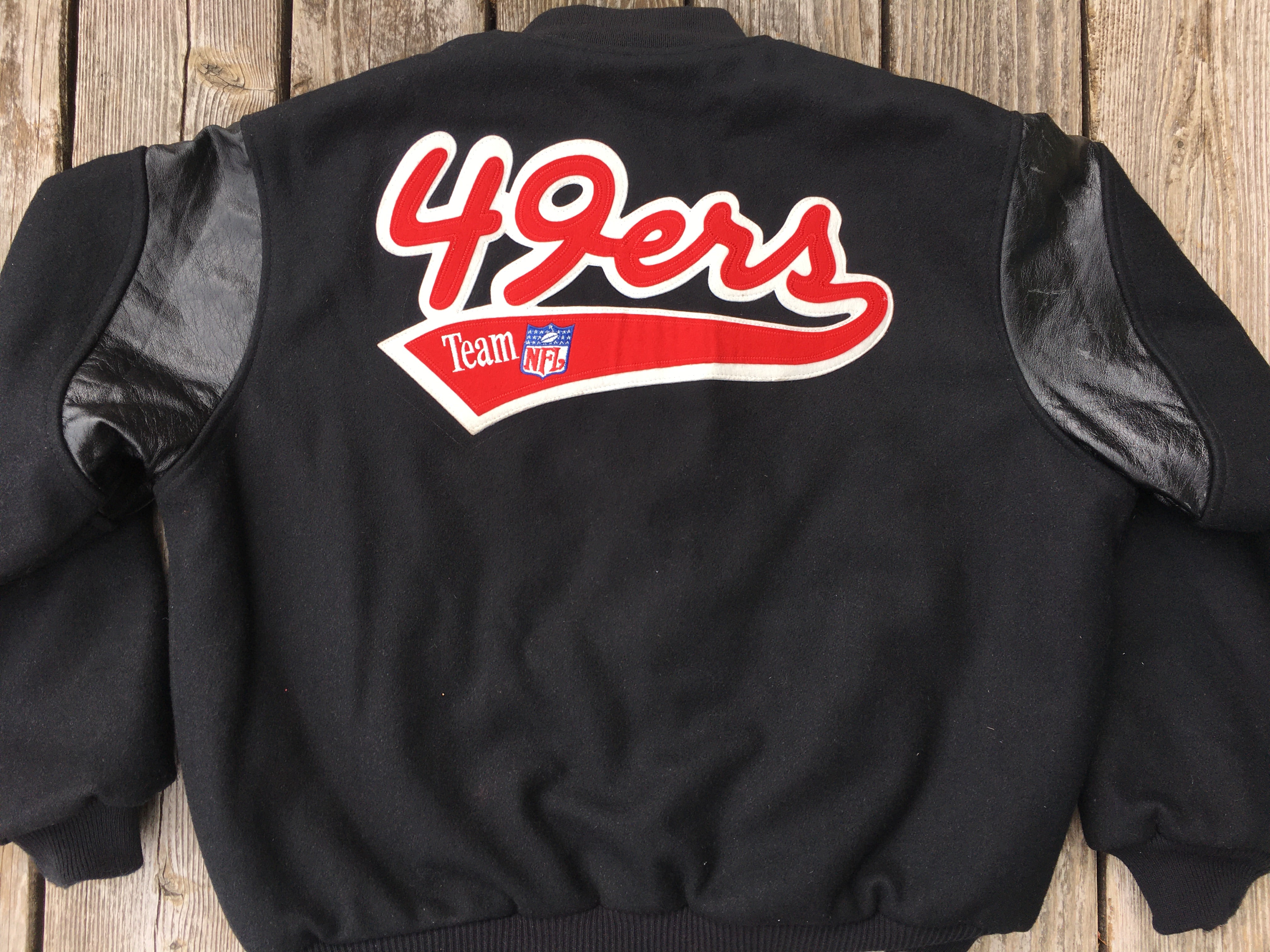 San Francisco 49ers varsity jacket - XL - VintageSportsGear