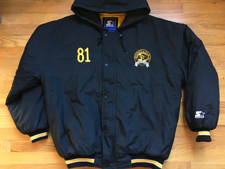 Colorado Buffaloes #81 Michael Westbrook Starter Jacket - XL