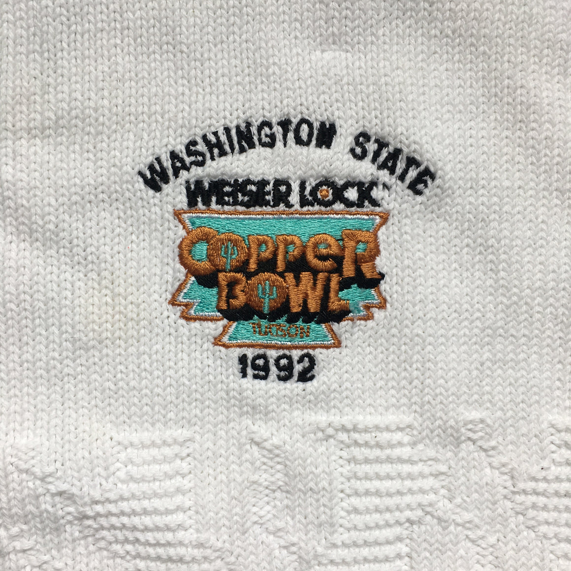 WSU Cougars 1992 Copper Bowl sweater - L