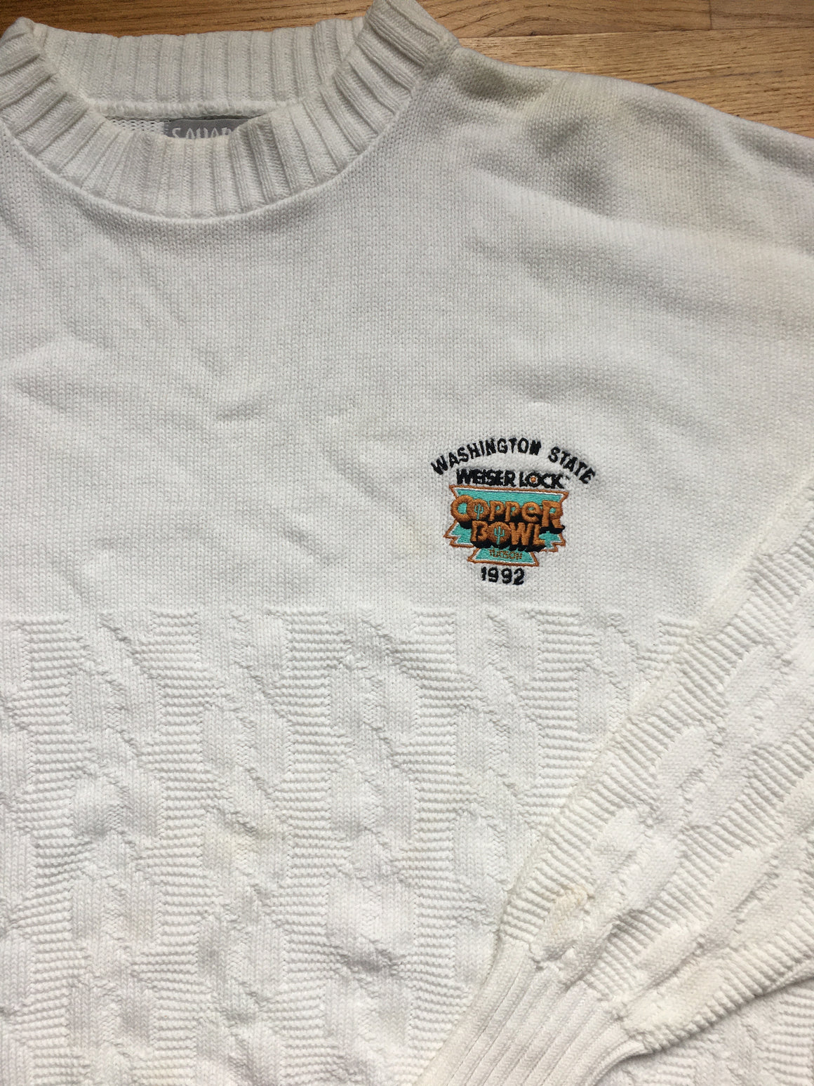 WSU Cougars 1992 Copper Bowl sweater - L