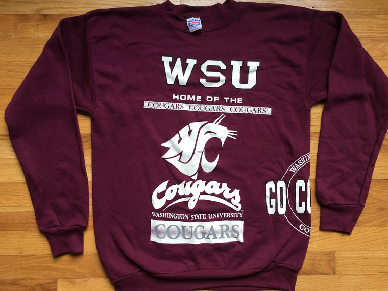 WSU Cougars All-over-print Sweatshirt - L