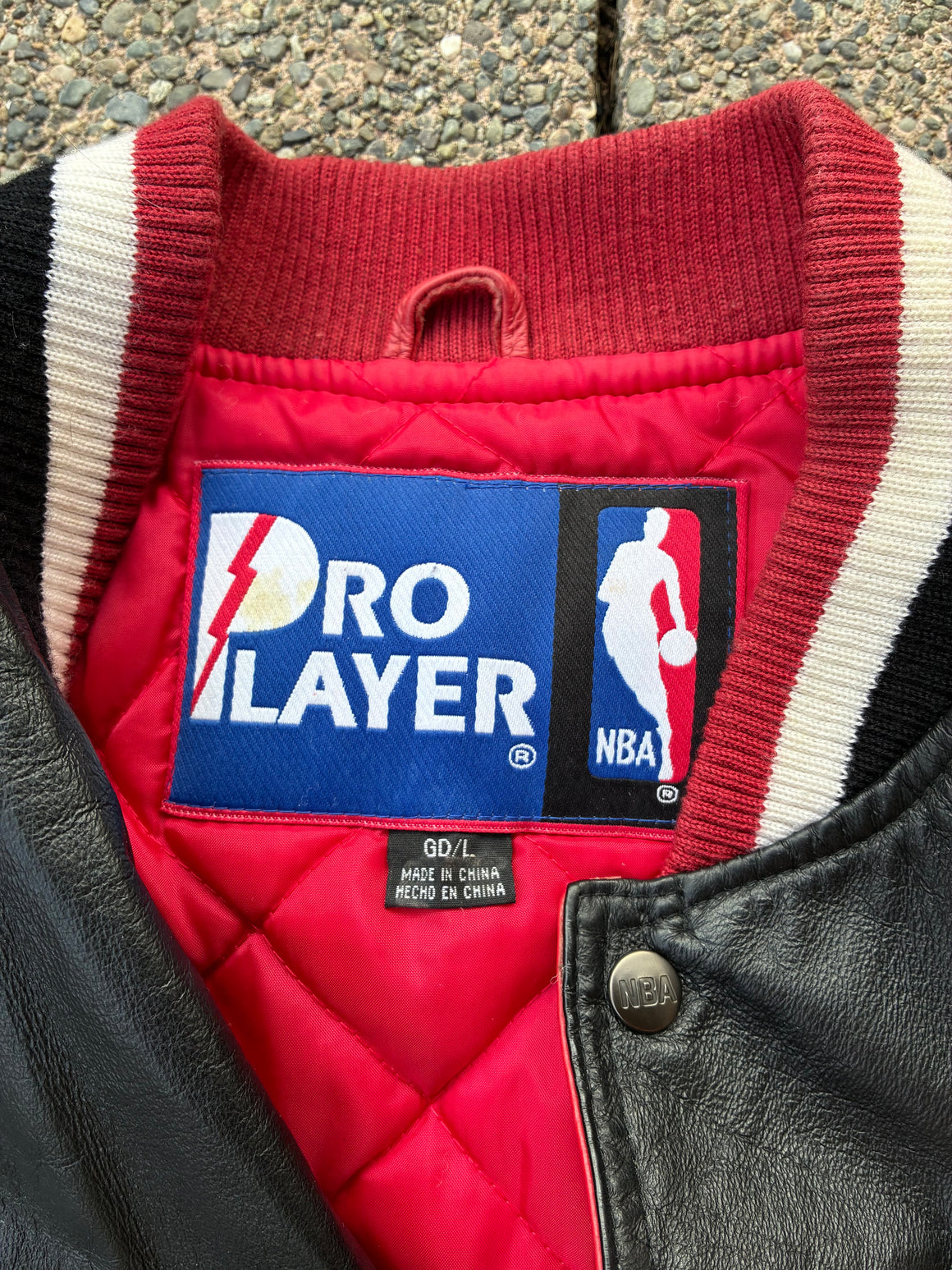 Portland Trailblazers leather jacket - L