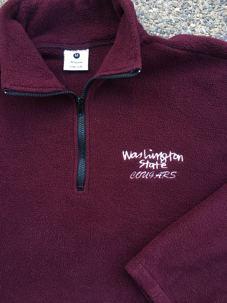 WSU Cougars fleece jacket - L