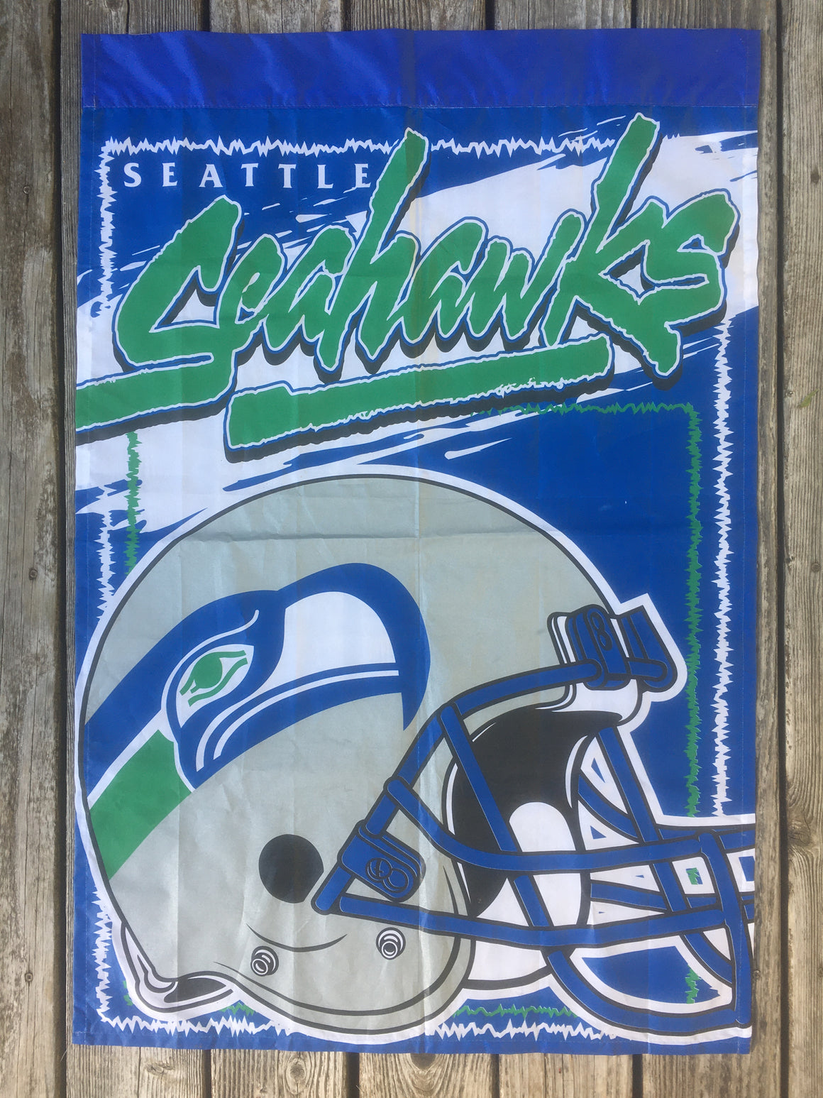 Seattle Seahawks vintage flag