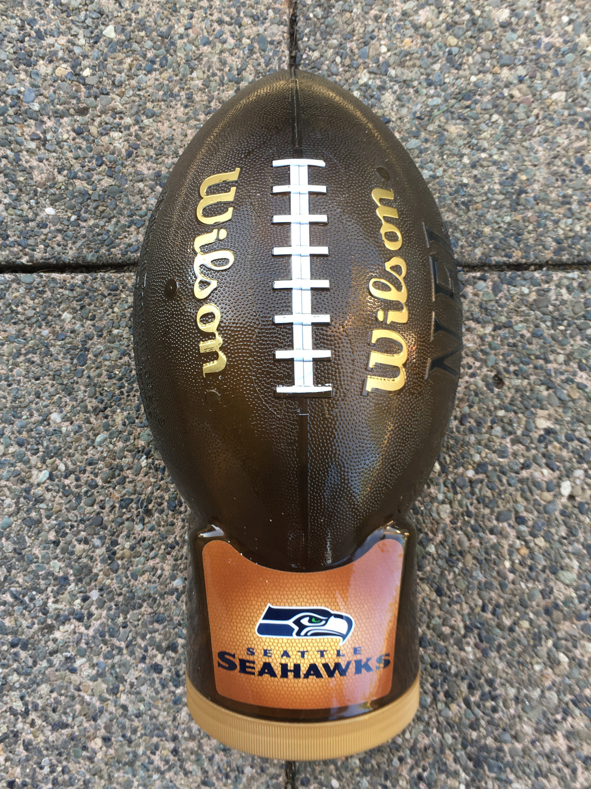 Seattle Seahawks snack container trophy