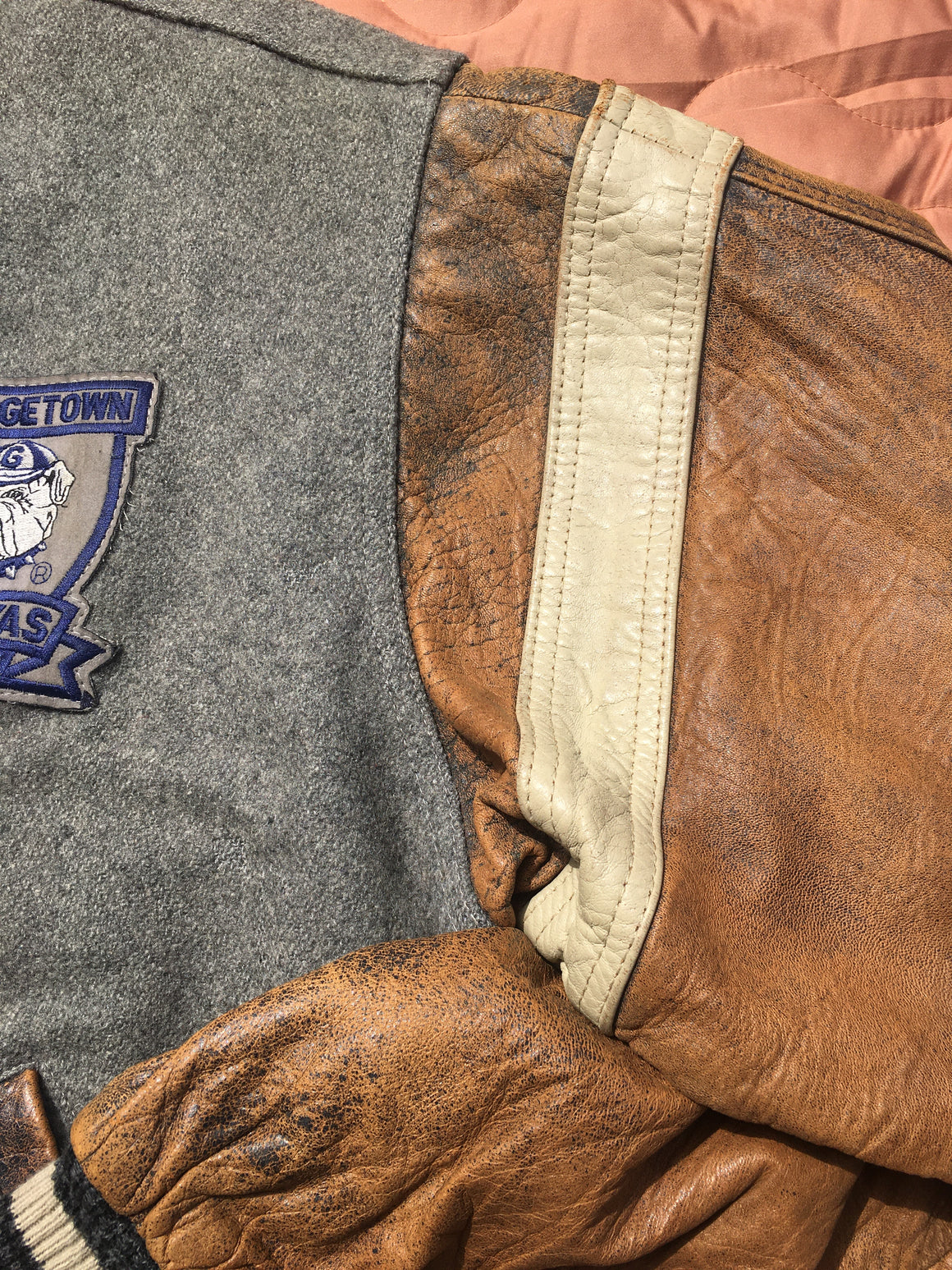 Georgetown Hoyas letterman jacket - L