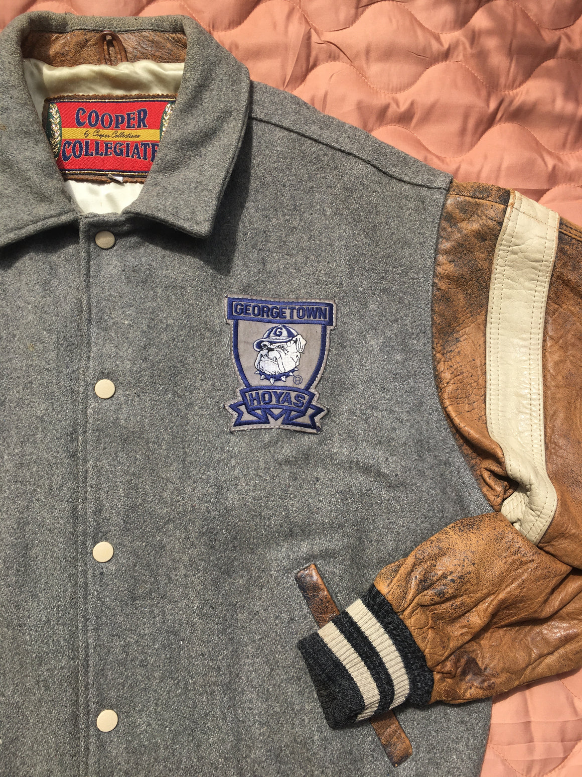 Georgetown Hoyas letterman jacket - L