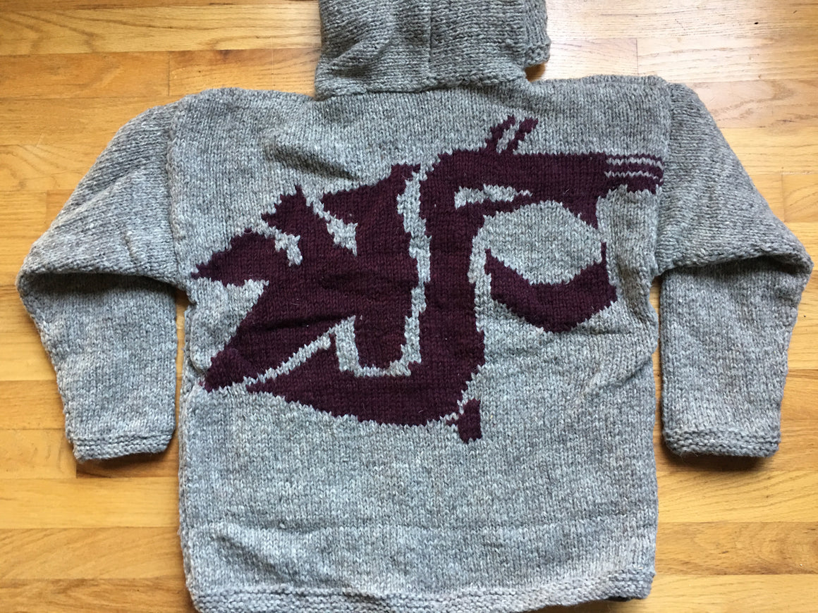 WSU Cougars hooded sweater - S