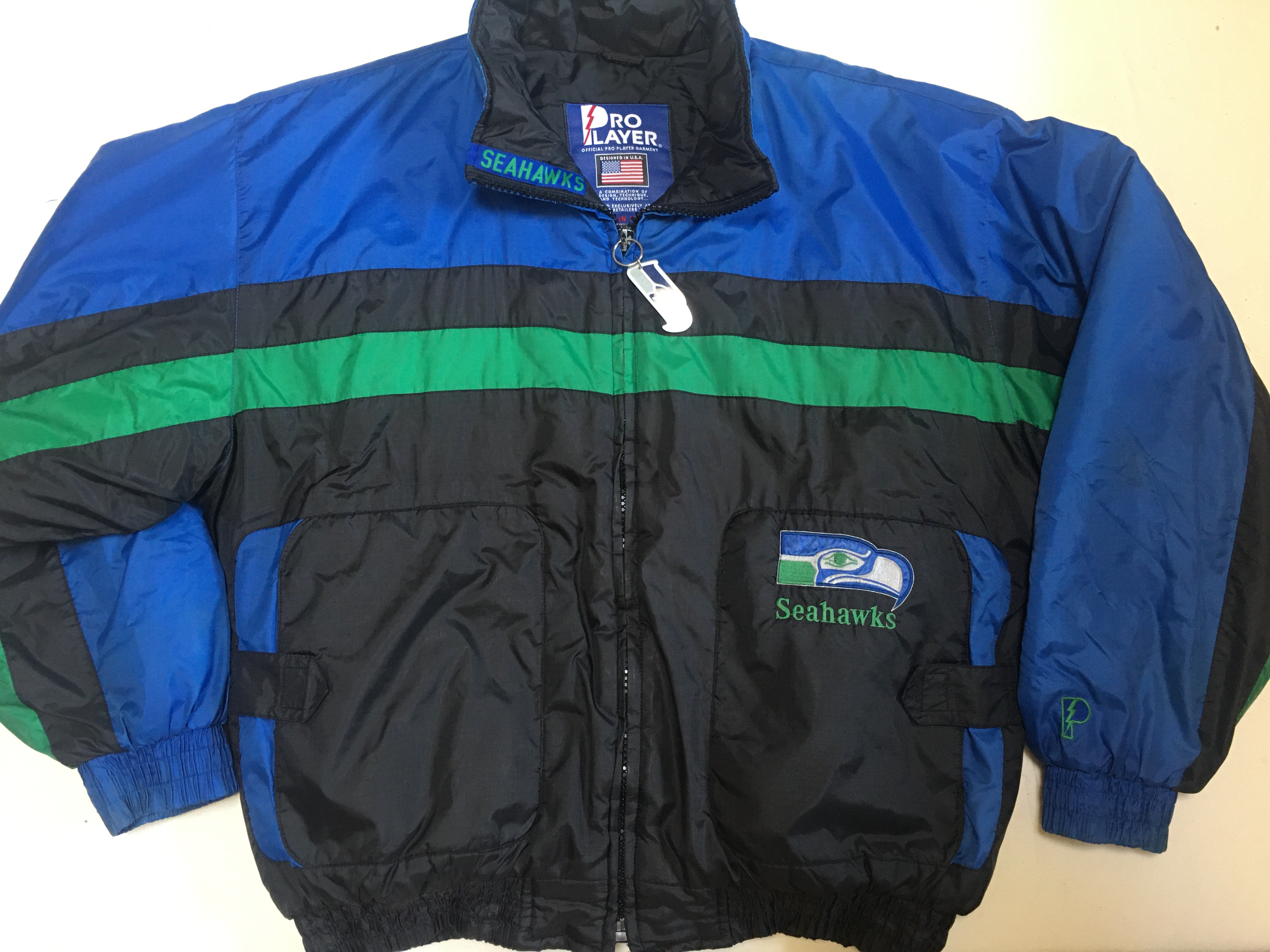 Seattle Seahawks puffer coat by Starter - XL / 2XL - VintageSportsGear