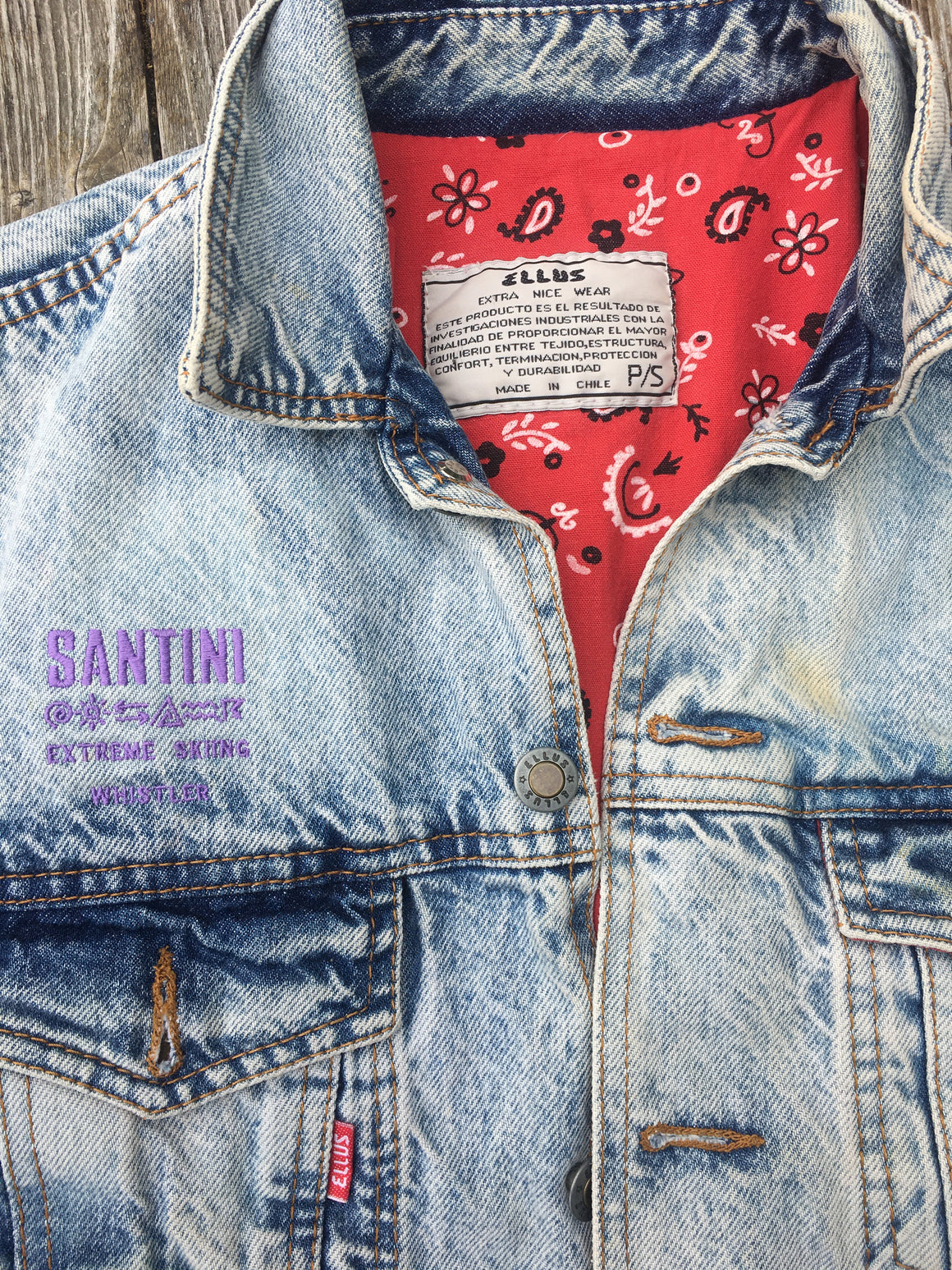 Vintage Whistler denim jacket - M