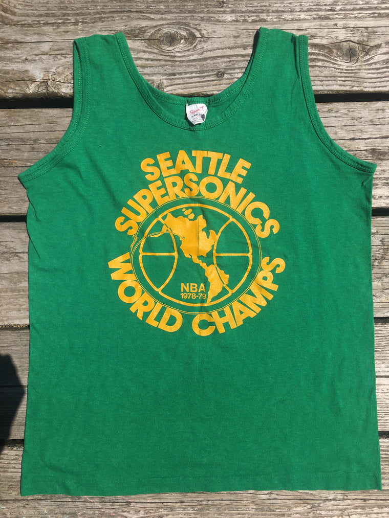 Seattle Supersonics 1979 World Champs tank top - S / M