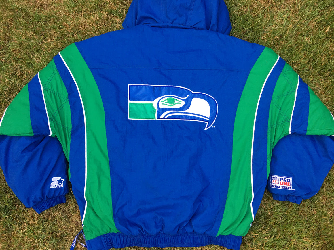 Seattle Seahawks puffer coat by Starter - XL / 2XL