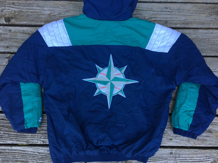 Seattle Mariners puffer jacket by Starter - L / XL