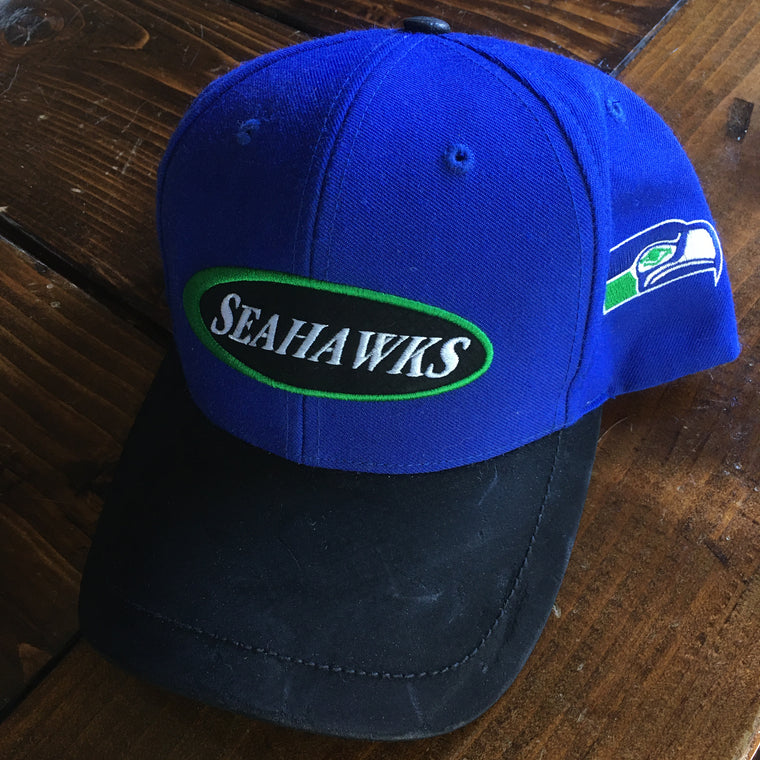 Vintage Seattle Seahawks denim jacket jean - VintageSportsGear