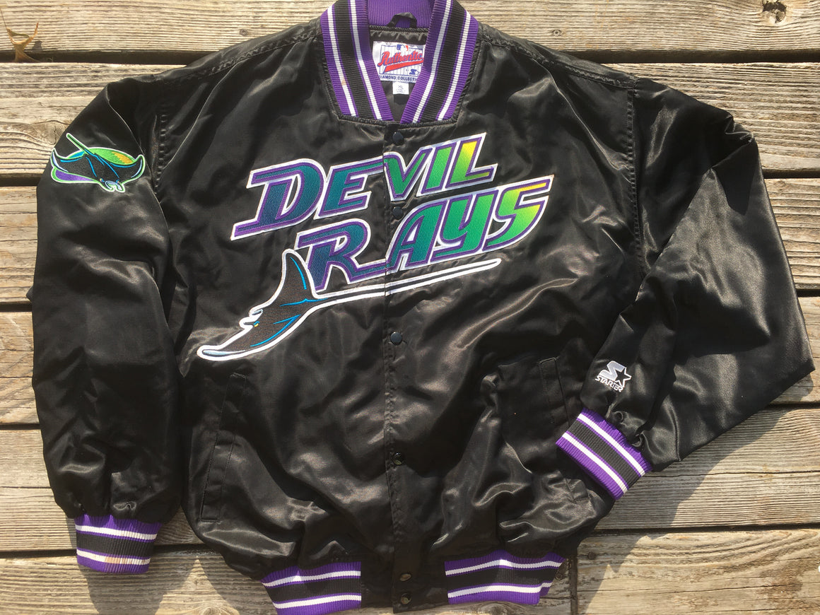 Tampa Bay Devil Rays satin jacket by Starter - XL