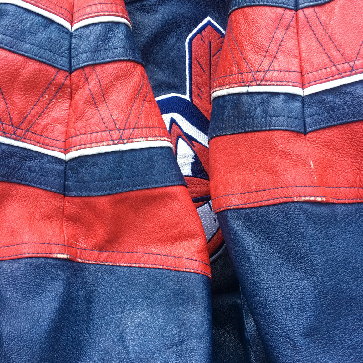 Cleveland Indians leather Starter jacket - 2XL