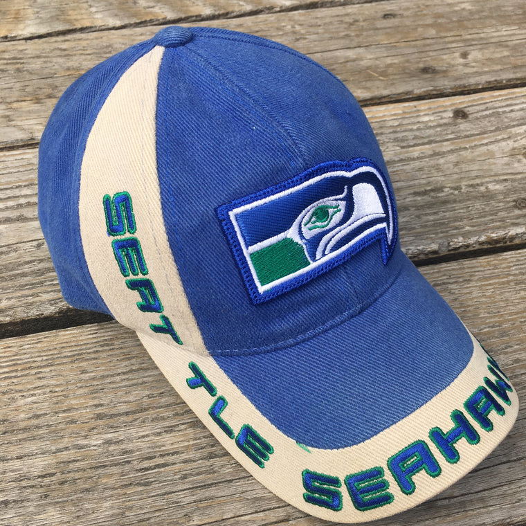 Vintage 1990s NFL Seattle Seahawks Splash Logo Athletics Snapback Hat