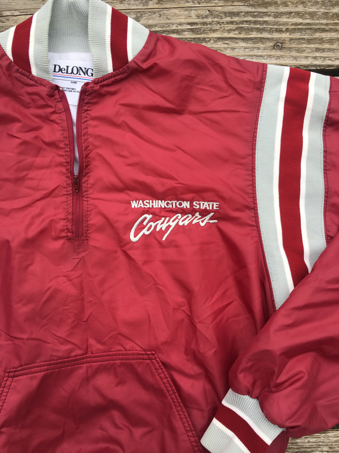 WSU Cougars pullover jacket - L
