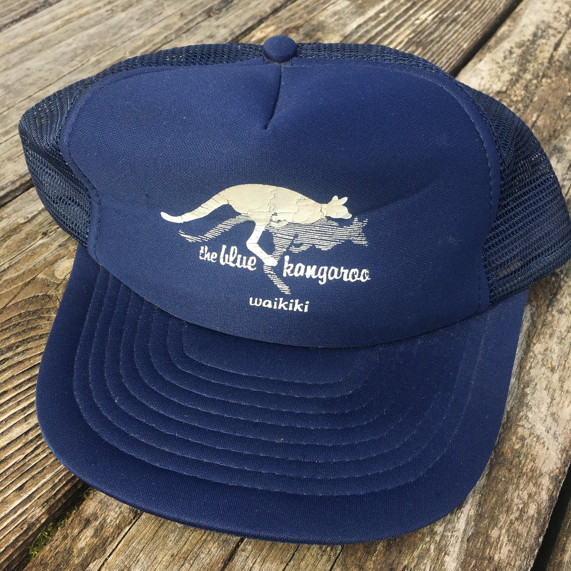 Blue Kangaroo vintage hat