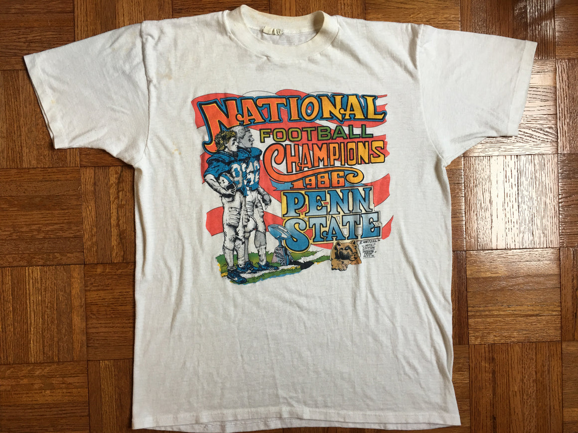 Penn State 1986 National Champs shirt - L