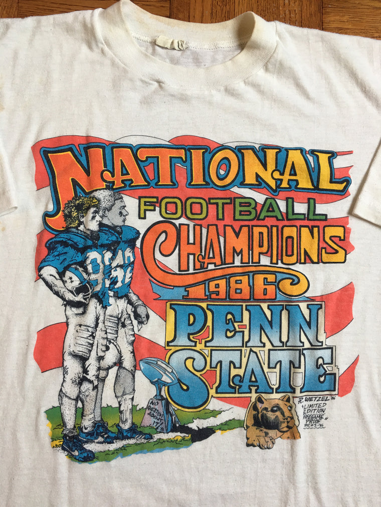 Penn State 1986 National Champs shirt - L