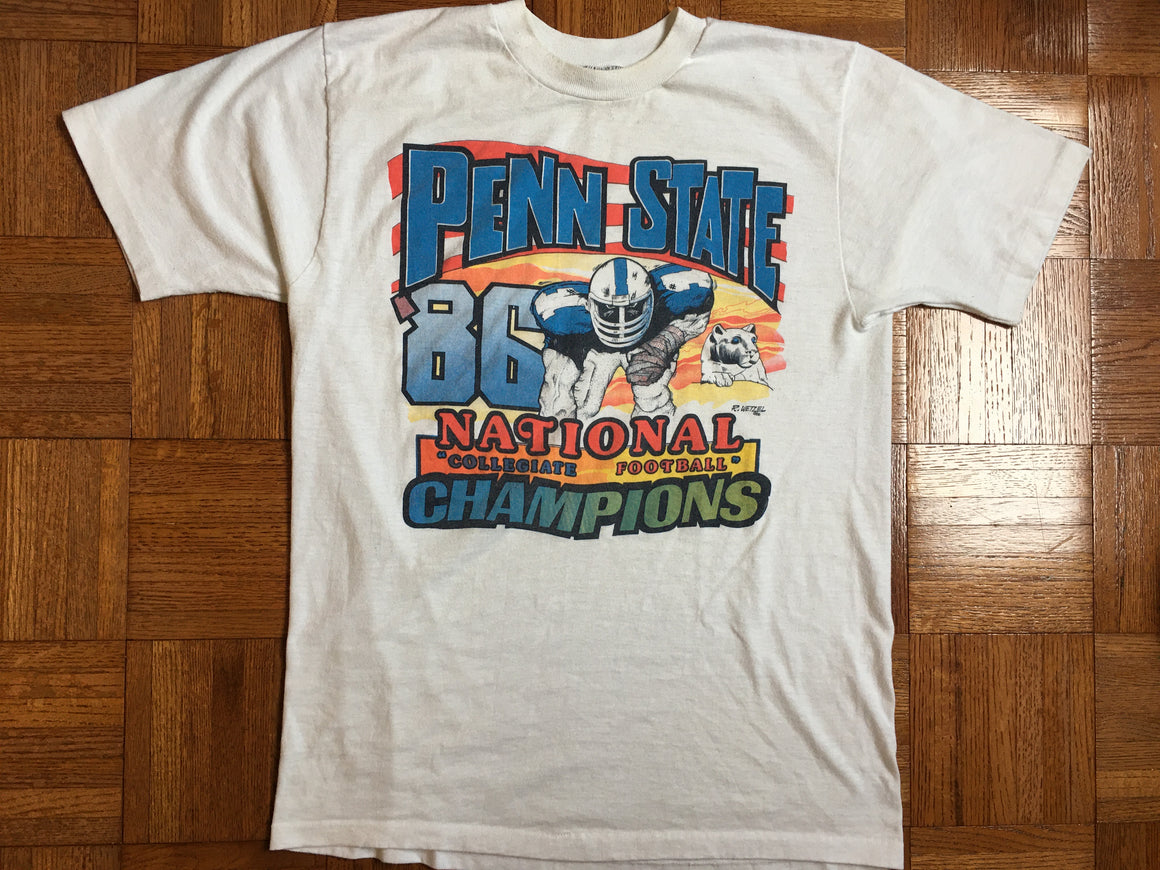 Penn State 1986 National Champs shirt - M / L