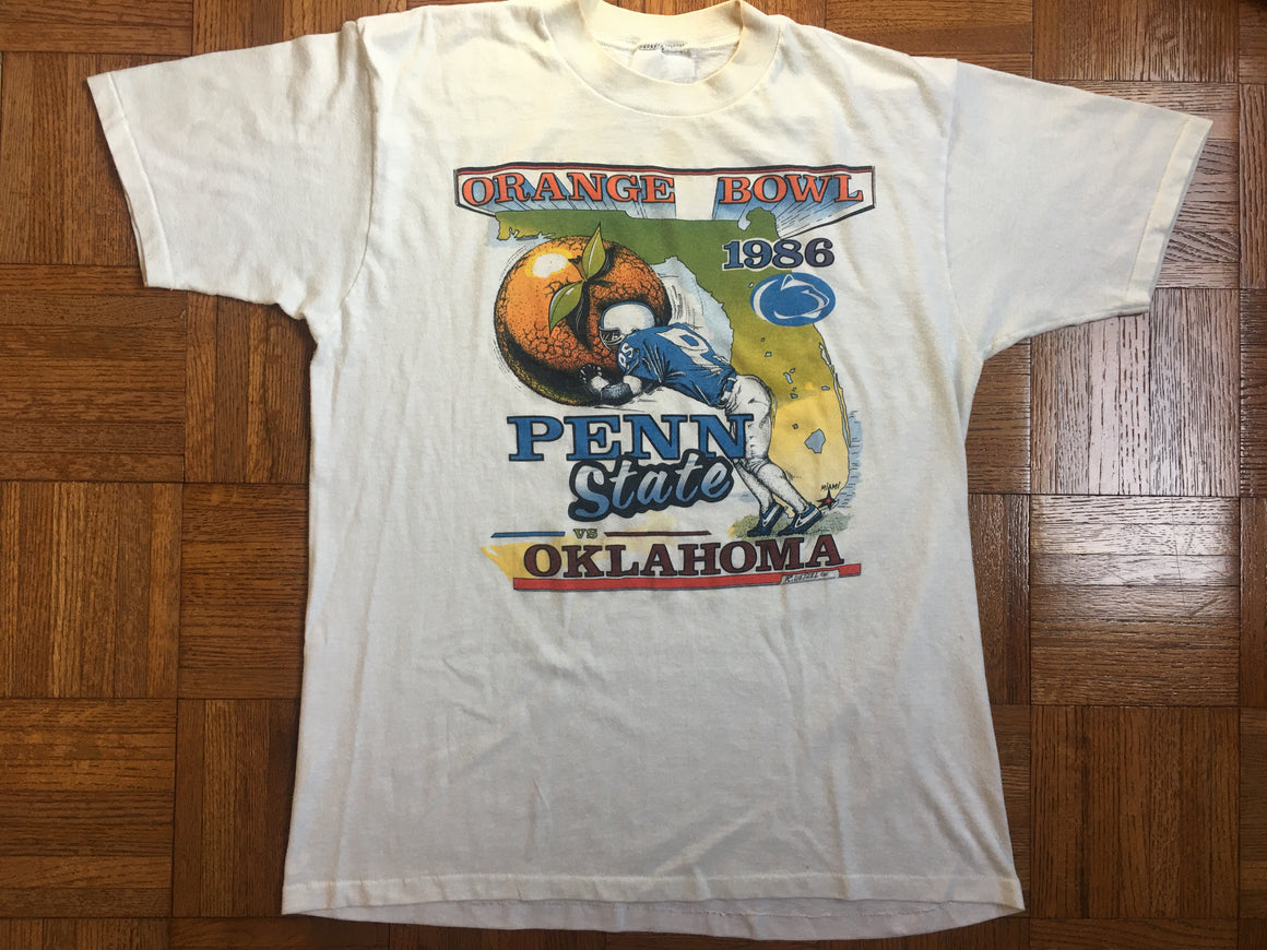 Penn State 1986 Orange Bowl shirt - L