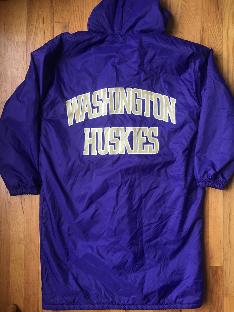 Washington Huskies authentic sideline jacket - HUGE size M