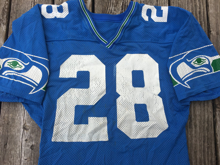 Seattle Seahawks Curt Warner #28 Jersey - Large